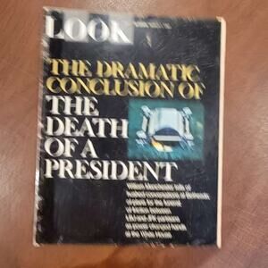Vintage LOOK MAGAZINE Mar 7 1967  Death of a President